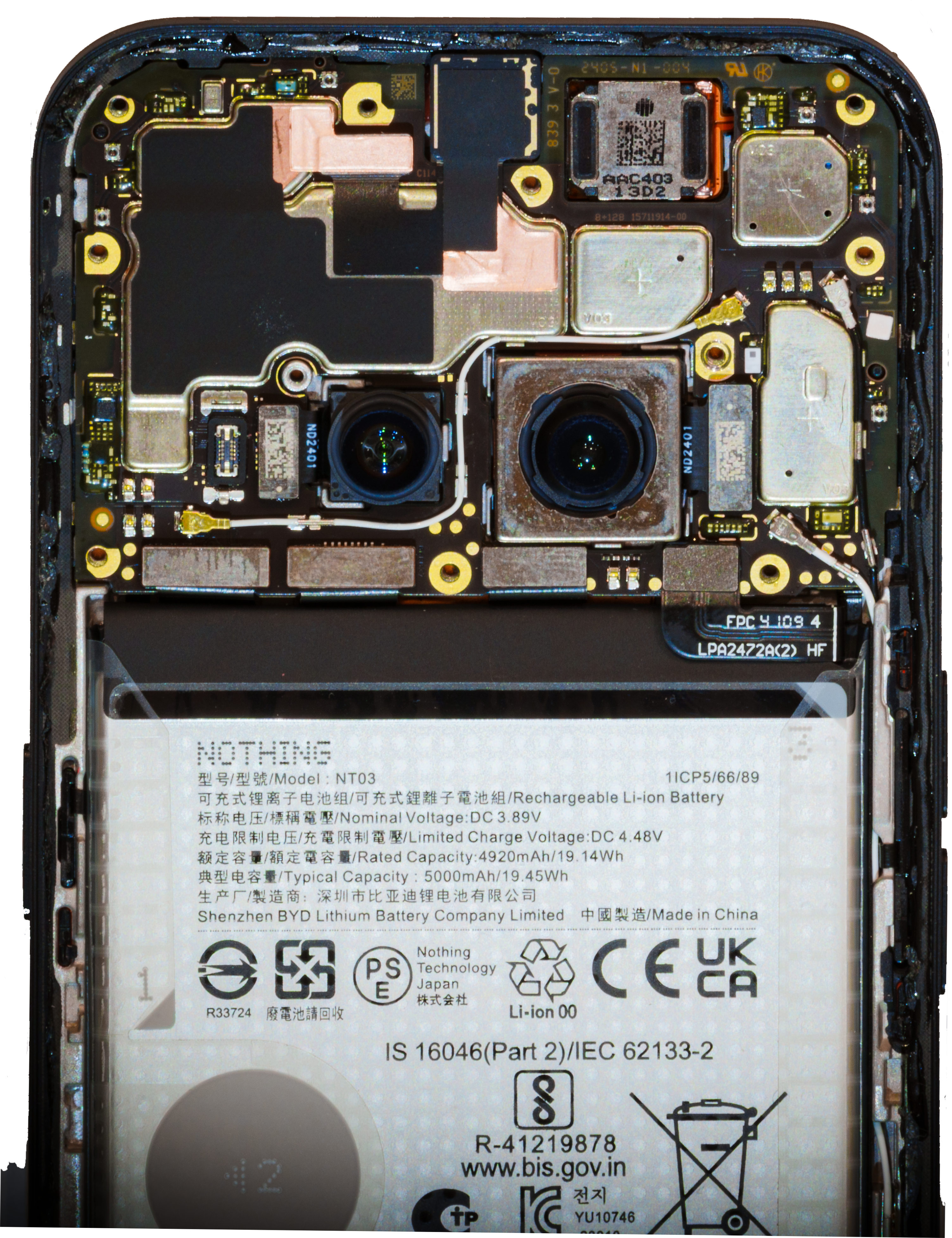 Nothing Phone 2A motherboard
